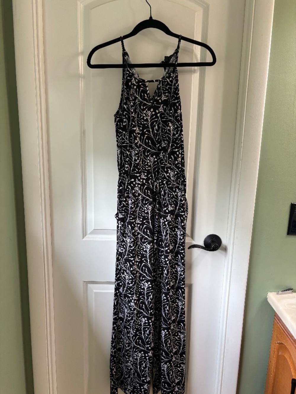 Spaghetti Strap Full Length Romper